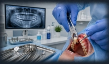 Extracție dentară complexă